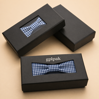 Boîte d'emballage personnalisée en carton rigide avec fermeture magnétique pour cravates, coffret cadeau vide pour cravate