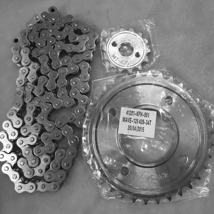 Set pignone moto pignone catena XRM125 428 36/14T 104L WAVE125 Smash con grande piccola ruota dentata e catena 41201-KPH-901