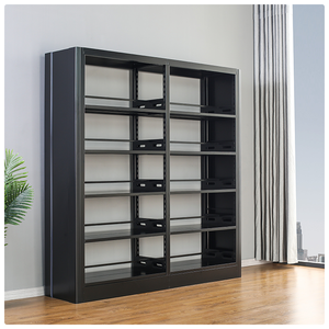 أرفف كتب مكتبة معدنية رخيصة بالجملة أرفف كتب معدنية مستعملة خزائن كتب مكتبة مصمم على شكل رف الكتب - Product Image 2