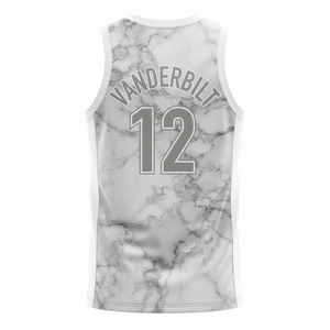 High Quality Breathable Men's Basketball Jersey Short Sleeve 3D Embroidered Front Logo Uniform for Custom Jersey - Product Image 3
