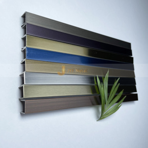 EX296 Modern Stainless Steel U Shape Strip <b>for</b> Interior Panel <b>Edge</b> Finishing Home Hotel KTV - Product Image 5