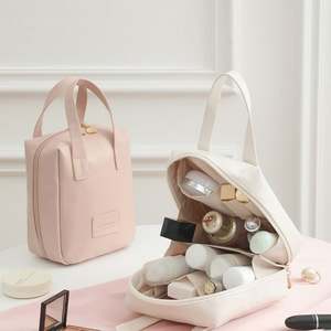 New Design Portable <b>Toiletry</b> Handy <b>Bag</b> Waterproof Zipper Makeup Organizer Pouch Large-opening <b>Travel</b> Cosmetics <b>Bag</b> - Product Image 5