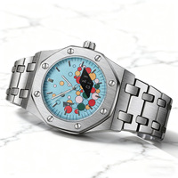 Montre Homme Tendance Thème Bonbons, Grande Taille Octogonale 45mm, Alliage, Design Élégant, Lumineuse, Étanche 30M, Quartz – Meilleure Vente à l'Export