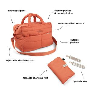 Large Capacity Waterproof Bohemian Fashion Nappy Diaper Organizer Custom Nylon RFID Blocking <strong>Changing</strong> <strong>Bags</strong> Baby Diaper Tote <strong>Bags</strong> - Product Image 6