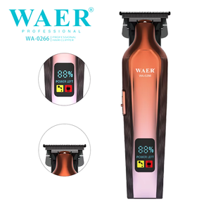 เครื่องตัด<span class=keywords><strong>ผม</strong></span> WAER Professional Fashion สีส้มและ<span class=keywords><strong>แดง</strong></span>ไล่เฉด 4 สีให้เลือก พกพาสะดวก ไร้สาย ชาร์จไฟได้ สำหรับ<span class=keywords><strong>ผู้ชาย</strong></span> - Product Image 3