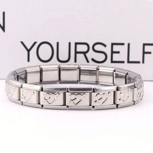 Bracelet de montre unisexe à maillons en acier inoxydable plaqué or 18 carats, géométrique, à modules détachables, personnalisable, vente en gros, offre spéciale - Product Image 4