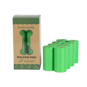 Custom Eco-Friendly <b>Compostable</b> Dog Waste Poop Bags Bio-Degradable PET Plastic Green Alternative - Product Image 2