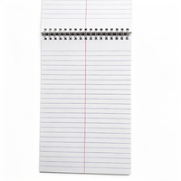 Cuaderno de Estenografía Personalizado con Espiral Superior, 228x152mm, Papel Rayado, Bloc de Notas para Estenógrafos, Encuadernado con Doble Espiral, Cuaderno de Escritura para Oficina y Escuela