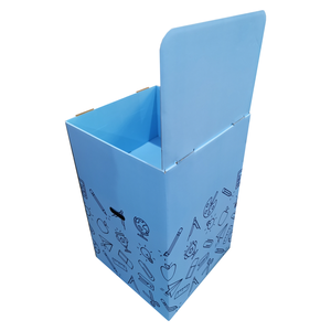 Fabricante de cajas de exhibición y embalaje de PDQ, tarjetas de encabezado de contenedores de volcado corrugado al por menor personalizados con impresión de logotipo para promociones - Product Image 4