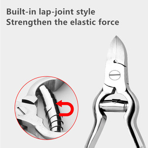 Meilleure vente en acier inoxydable pince à cuticules pointue coupe-ongles incarneur dissolvant de peau morte manucure coupe-ongles ciseaux de beauté - Product Image 3