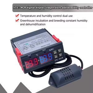 Contrôleur numérique de température et d'humidité Xuner-02 12V/24V/220V multi-tension avec écran LCD, précision 1C/0,1%HR, en plastique ABS - Product Image 6