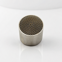 Substrat catalytique en nid d'abeille métallique Euro 5 Dia100x100mm 200CPSI 400CPSI, filtre DPF, catalyseur à trois voies métallique