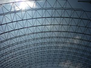 Cadre spatial en acier en aluminium Offre Spéciale, hangar, cadre spatial, construction de dôme - Product Image 5