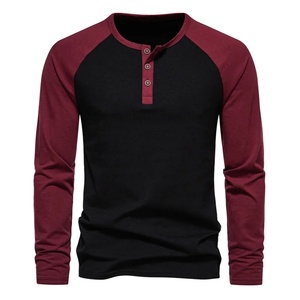 Camiseta de Manga Larga para Hombre, Corte Ajustado, Cuello Redondo, Manga Raglán, Color Personalizado, Antiarrugas, Secado Rápido, Tejido de Poliéster Transpirable - Product Image 2