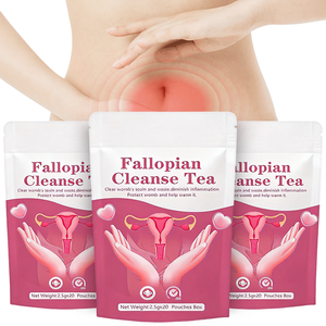شاي تنظيف قناة فالوب الطبيعي، أكياس شاي أعشاب عضوية لدعم الخصوبة وصحة الرحم وتوازن الأس الهيدروجيني - Product Image 2