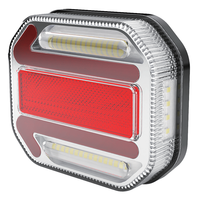 Lampu Bar Belakang Kombinasi 12V/24V Tipe Baru 2026, Lampu Strobo Performa Tinggi Super Terang IP65 SAE R65 Pasar Eropa Lensa PC