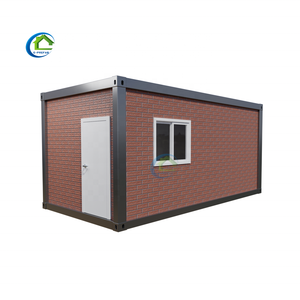 Harga Murah Hotel rumah tenaga kerja rumah Prefab pengiriman kantor prefabrikasi rumah kontainer kemasan datar kabin untuk rumah Staf - Product Image 4