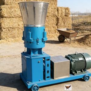 Máquina innovadora de alta fiabilidad para fabricar pellets de hierba y secar alimento, con matriz ajustable, para proyectos comunitarios de alimentación. - Product Image 1
