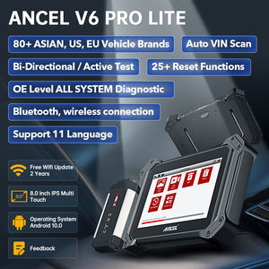 Ancel V6 Pro Obd2 Auto Scanner Sleutel Programmering Alle Systeem Diagnostische Injector Gasklep Tpms - Product Image 2