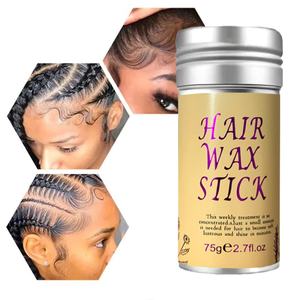 Cire coiffante en stick 75g pour cheveux bouclés, tenue longue durée 24h, lisse et répare les frisottis, vente en gros - Product Image 1