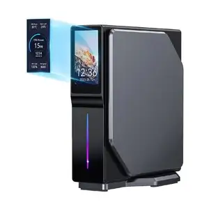 S1 Mini PC Intel N95 Mini Tower PC With RGB Light WIFI 6 BT5.2 Perfect For Home/Office