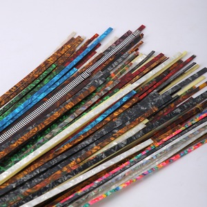 Tiras de celuloide para atar guitarra, bordes de púas, embellecedor, encuadernación de guitarra para cuello, cuerpo, varios colores - Product Image 3