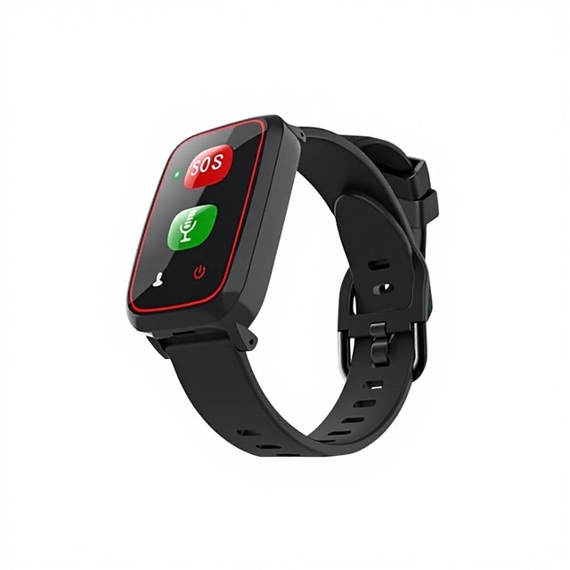 Elderly Anti-Lost GPS 4G Smart Heart Rate Blood Pressure Body Temperature Monitoring Fall Detection Voice Calls Emergency SOS