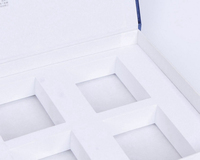 Emballage de boîte de papier cosmétique pour les soins personnels, boîte d'emballage d'oeufs ondulés faits à la main en gros --- DH10151