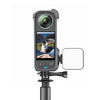 Pour Insta360 X4 : Cage de protection en alliage d'aluminium, cadre d'extension 360 X4
