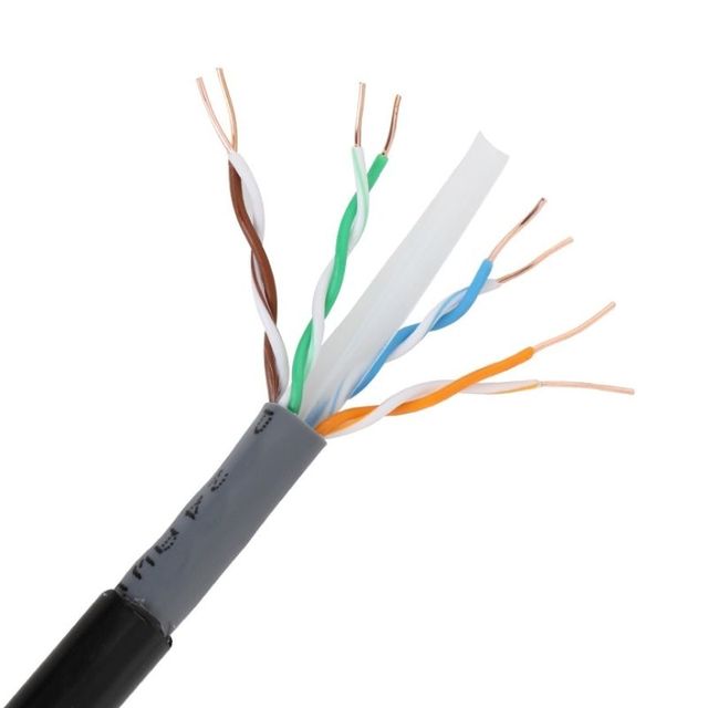 High Speed Cat6/Cat6A Outdoor Ethernet Networking Lan Cable Double Jacket UTP Waterproof 23AWG 1000ft CE/FCC Certified BC CCA