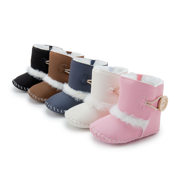Winter baby Snow Boots infant plush Shoes Warm baby Footwear