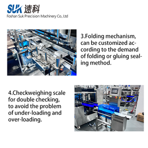 Machine d'emballage en carton pour barres chocolatées aux flocons d'avoine, machine de comptage et d'emballage pour snacks et <span class=keywords><strong>biscuits</strong></span> - Product Image 4