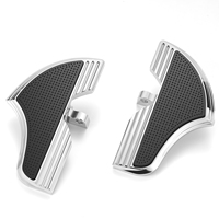Marchepieds de montage masculins CNC noirs pour pièces de moto harley Davidson