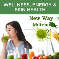 Capsules de poudre de matcha de qualité cérémonie, 100% thé vert pur, capsules de matcha naturel de Chine, capsules de poudre de thé vert
