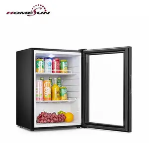 65L Verão bebida fruta mini refrigerador stand para escritório sem compressor
