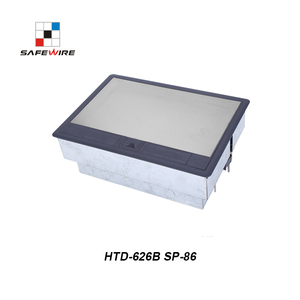 Cubierta abatible universal de piso oculto IP44 16A Toma de tierra de salida múltiple con puertos personalizados - Product Image 2