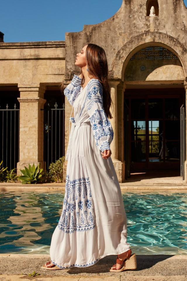 Shop Our OEM Women's 2024 Vintage Bohemian Cotton Linen Dresses