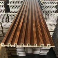 Panneaux muraux rainurés WPC fabriqués en Chine, imperméables, décoratifs, imitation bois 3D pour intérieur