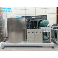 Machine à glaçons en flocons de neige Coldsmart, refroidissement par eau, conservation de la fraîcheur, machine à glaçons en flocons de neige avec système de surveillance à distance