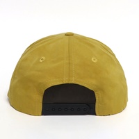 Penjualan Langsung Pabrik Topi Snapback 5 Panel Model Retro Kasual Sporty Berbahan Kulit dengan Logo Patch Kustom dan Tali, untuk Wanita