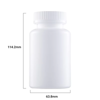 Bouteilles de pilules en plastique HDPE personnalisées de qualité supérieure, réutilisables, de qualité alimentaire, 275 ml, pour l'emballage médical en clinique