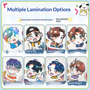 Cartoon Stickers Custom Wen Chuang Special-shaped Self-adhesive Customizable DIY Labels for Logistics Use Multi-shape Options - Product Image 3