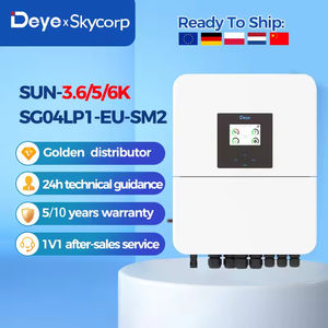 Inversor Solar Híbrido Deye SUN-3.6/5/6K-SG04LP1-EU-SM2 de 3kw 5kw 6kw Monofásico con Wifi IP65, Inversores Híbridos con Almacenamiento de Energía - Product Image 2
