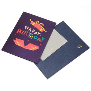 <span class=keywords><strong>Carte</strong></span> de vœux en papier 3D pop-up pour <span class=keywords><strong>anniversaire</strong></span>, 15x20cm, estampage dorée, cadeaux pour femmes, hommes, épouse, filles, petite <span class=keywords><strong>amie</strong></span>, message 'Joyeux <span class=keywords><strong>anniversaire</strong></span>' - Product Image 6