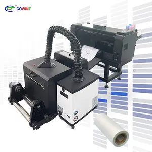Cobint A3 13 Inch Xp 600 30Cm 2Heads T Shirt Dtf Printer Shake Poeder Machine Met Xp600