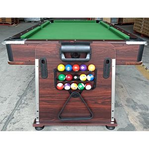 Nouveauté : table de <span class=keywords><strong>billard</strong></span> multi-jeux de luxe 4 en 1, <span class=keywords><strong>hockey</strong></span> sur air, tennis de table et plateau de table à manger - Product Image 6