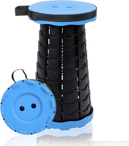 Telescoping du lịch ngoài trời cắm trại câu cá đi bộ đường dài VƯỜN bãi biển BBQ collapsable cầu vồng màu sắc di động gấp Phân ghế - Product Image 2