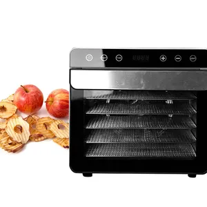 Ev kullanımı meyve sebze kurutma makinesi 30-85 derece ayarlanabilir sıcaklık