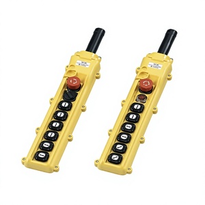 Interruptor Colgante de Botón Pulsador Industrial AP HS84 de Operación Indirecta para Elevador, Impermeable IP65, Certificado CANADA y TUV, 250VAC 5A - Product Image 1