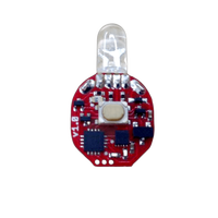 Personalizado programable IC circuito PCB para Flash Mini LED luz de control de sonido sensible al movimiento
